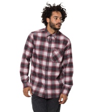 Jack Wolfskin Long Sleeve Shirt Light Valley Burgundy Men